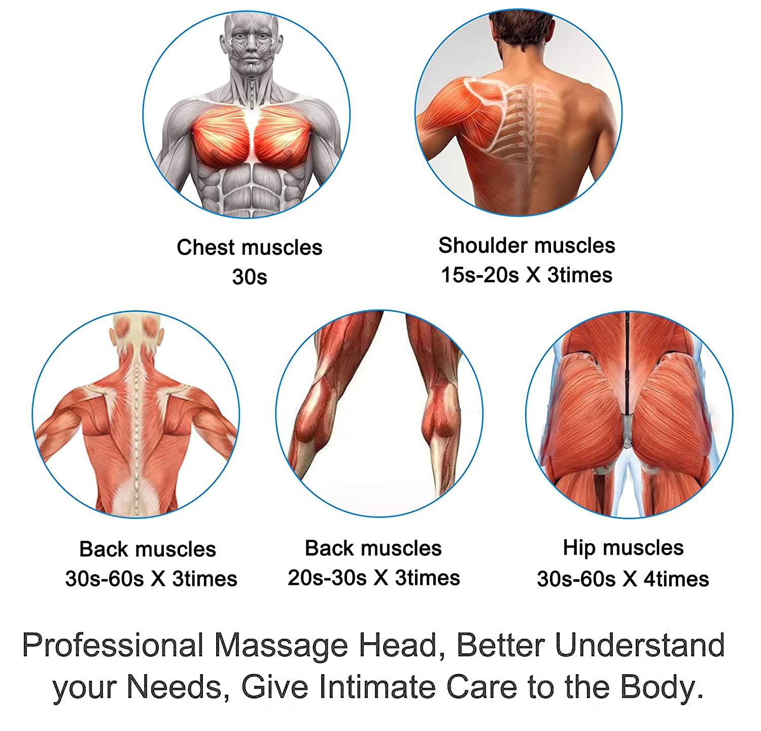 Amazon.co.jp: Hypervolt Go用マッサージガンヘッド、交換可能な